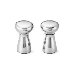 Georg Jensen Salière Et Poivrière En Acier Inoxydable