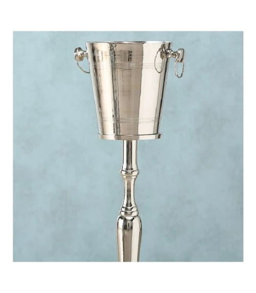 Wadiga Seau à Champagne Sur Pied En Métal Argenté H108cm – Image 2