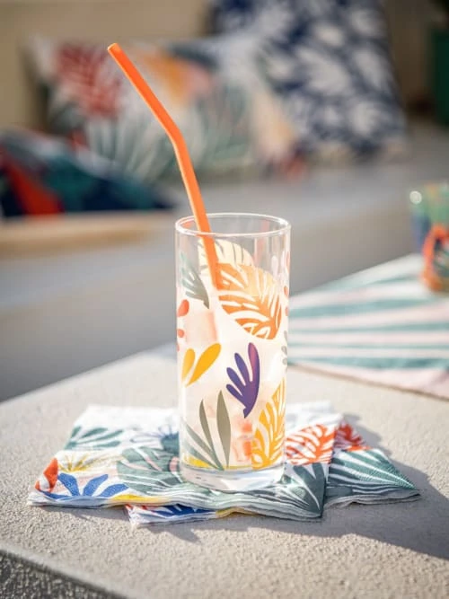 Maisons Du Monde Serviette En Papier Motif Végétal Multicolore (x20) - Lot De 4 – Image 2