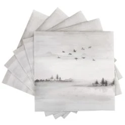 Maisons Du Monde Serviettes En Papier Motif Paysage (x20) - Lot De 3