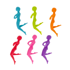 Pylones Set De 6 Marqueurs De Verre