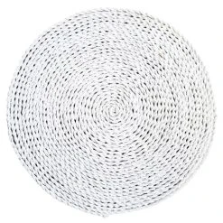 My Bliss Home Set De Table En Jonc De Mer Blanc D35 Cm