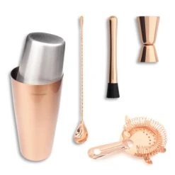 Chef & Sommelier Set Préparation Barman 5 Pièces Cocktail