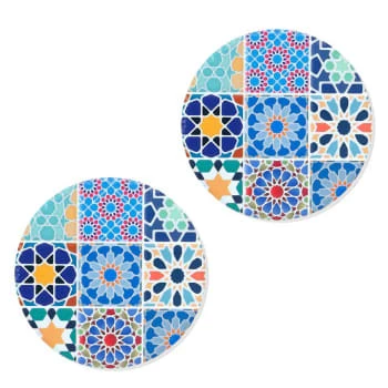 Signes Grimalt Sous-verres Carreaux De Ciment - Lot De 2 – Image 4