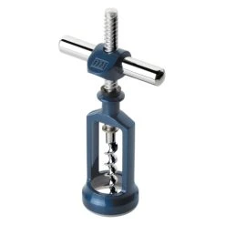 BOJ Tire-bouchon à Main - Peinture Métallique Bleu Habane