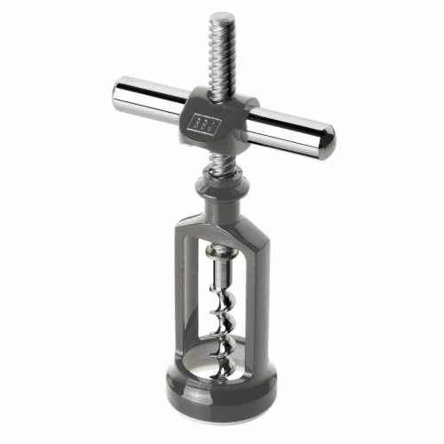 BOJ Tire-bouchon à Main - Peinture Métallique Gris Acier