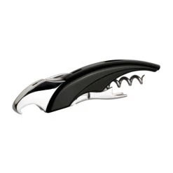 BOJ Tire-bouchon à Main - Peinture Métallique Noir Pur