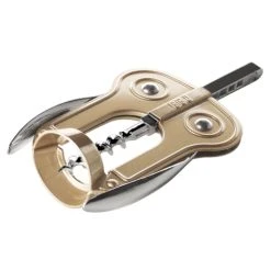 BOJ Tire-bouchon à Main - Peinture Métallique Ocre Doux