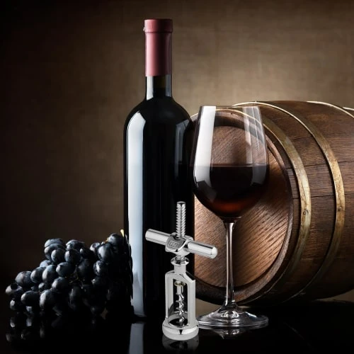 BOJ Tire-bouchon à Main - Peinture Métallique Ocre Doux – Image 2