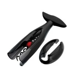Le Creuset Tire-bouchon Et Coupe-capsule En Plastique Noir