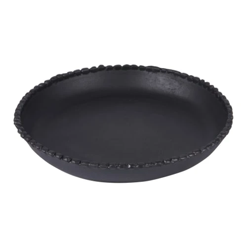 Table Passion Vide-poche Rond 27 Cm En Aluminium Noir